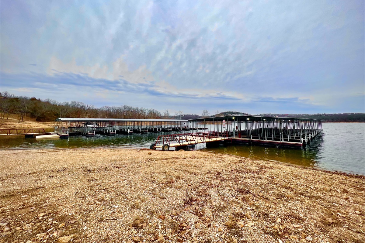 Boat dock included!