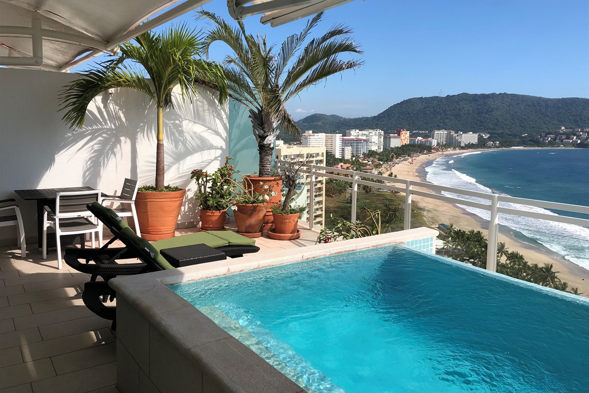 Patio pool and view to the left