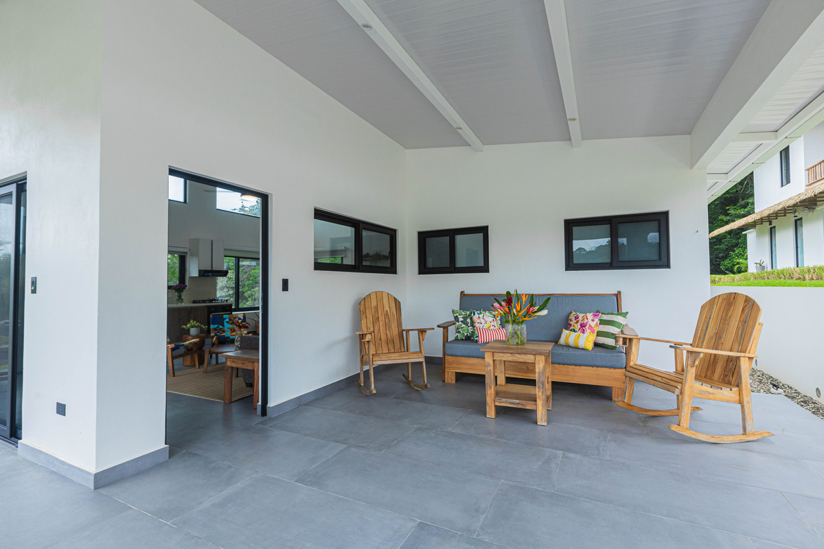 Outdoor seating area