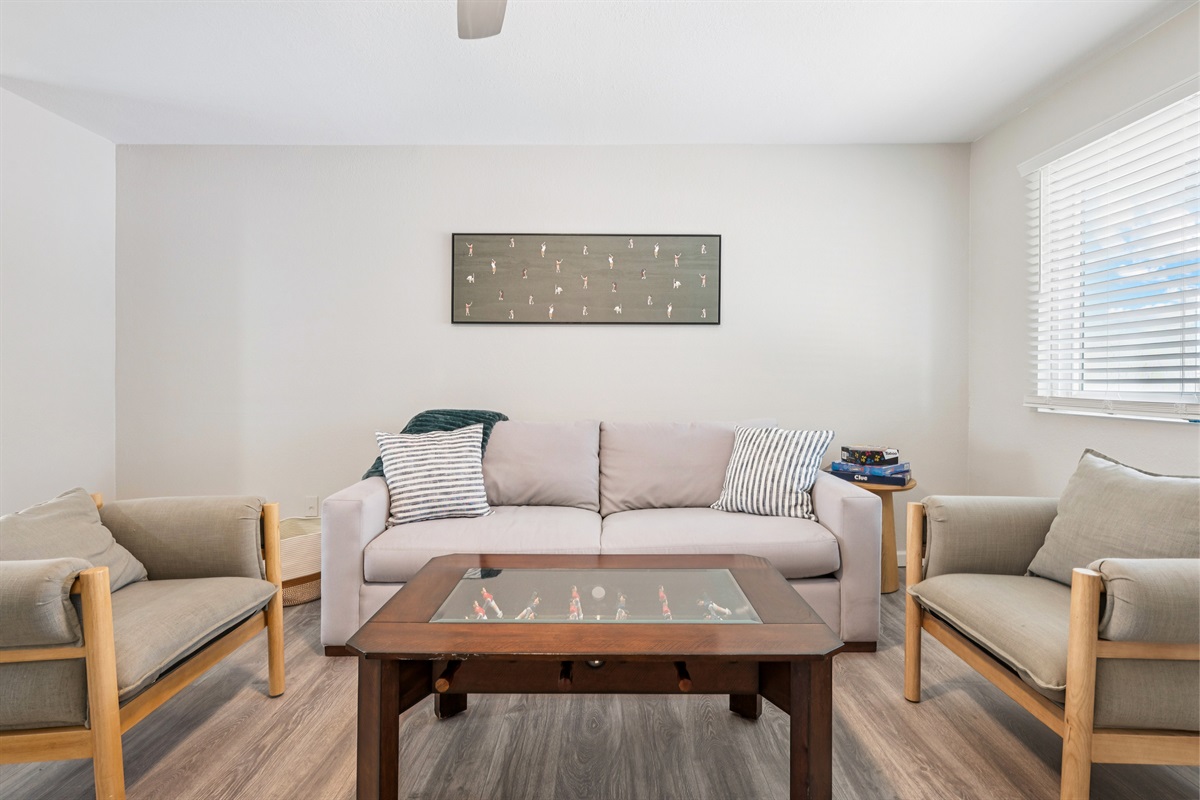 A cozy living area for everyone to relax
