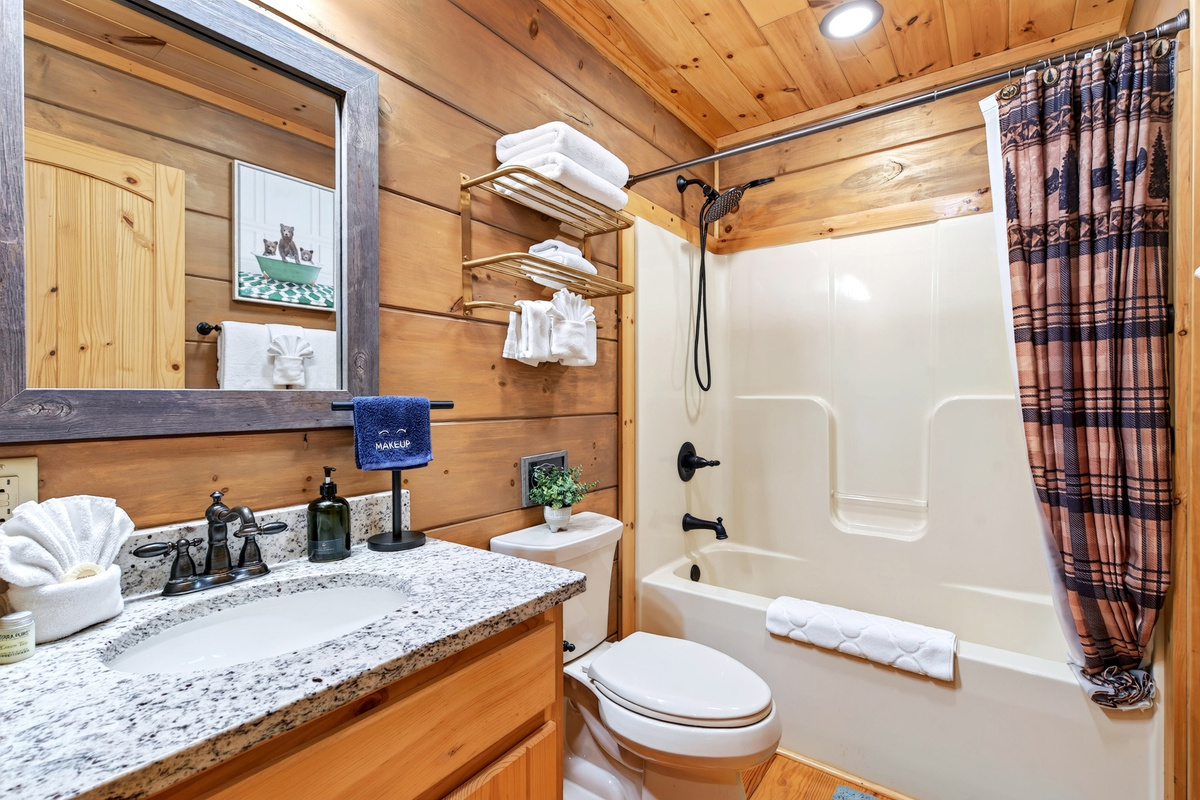 Main level full bathroom