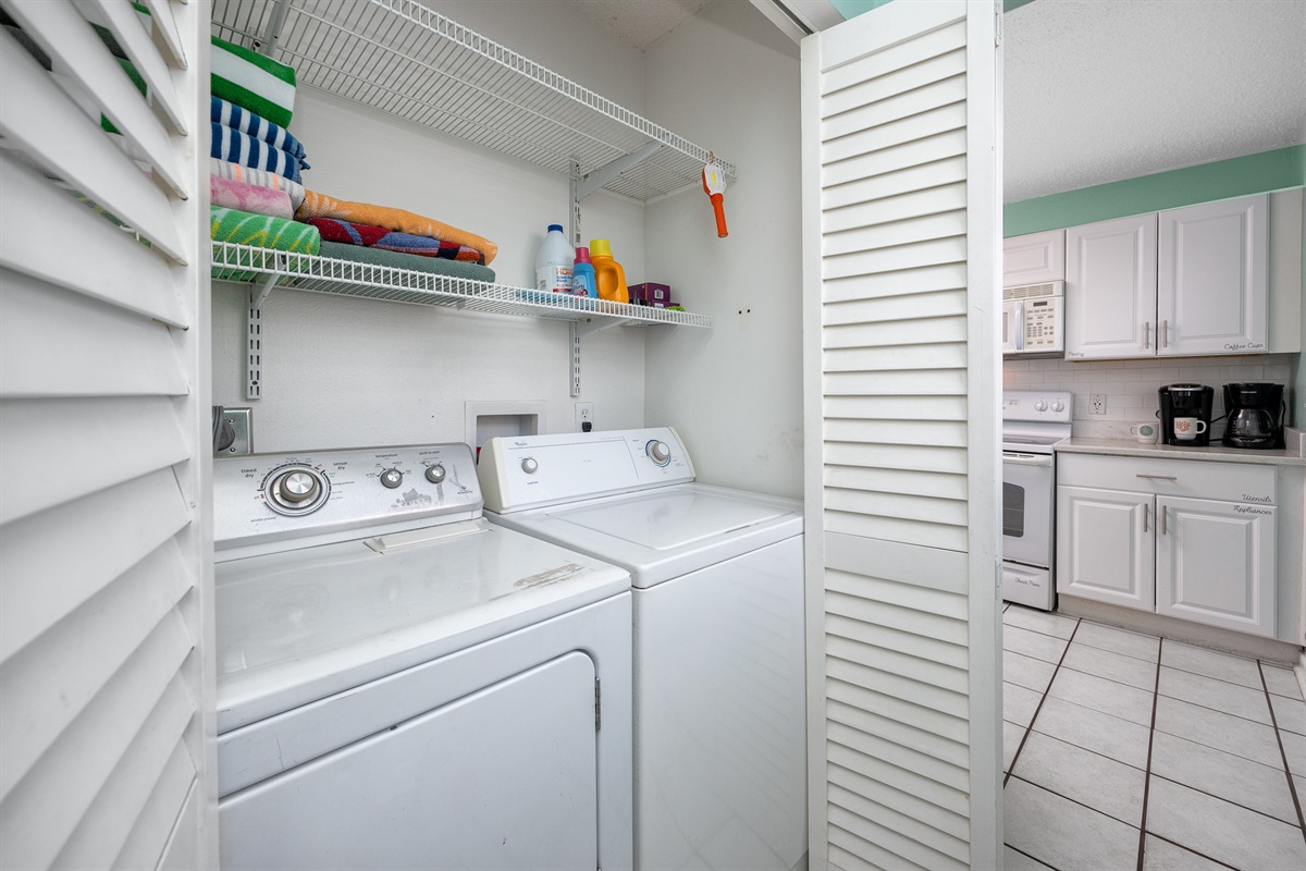 Laundry in Unit