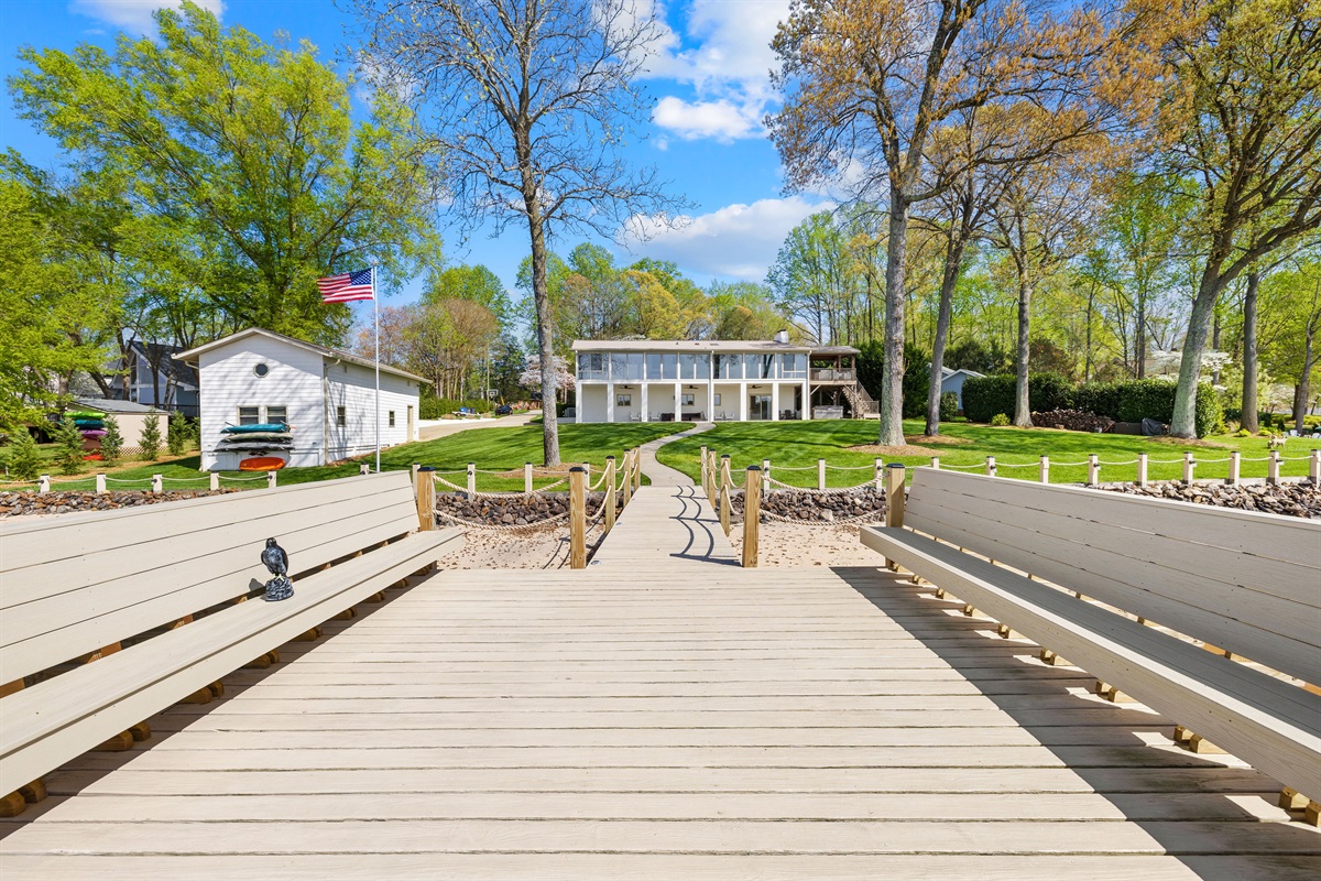 Private dock ready for your Lake Norman adventures.