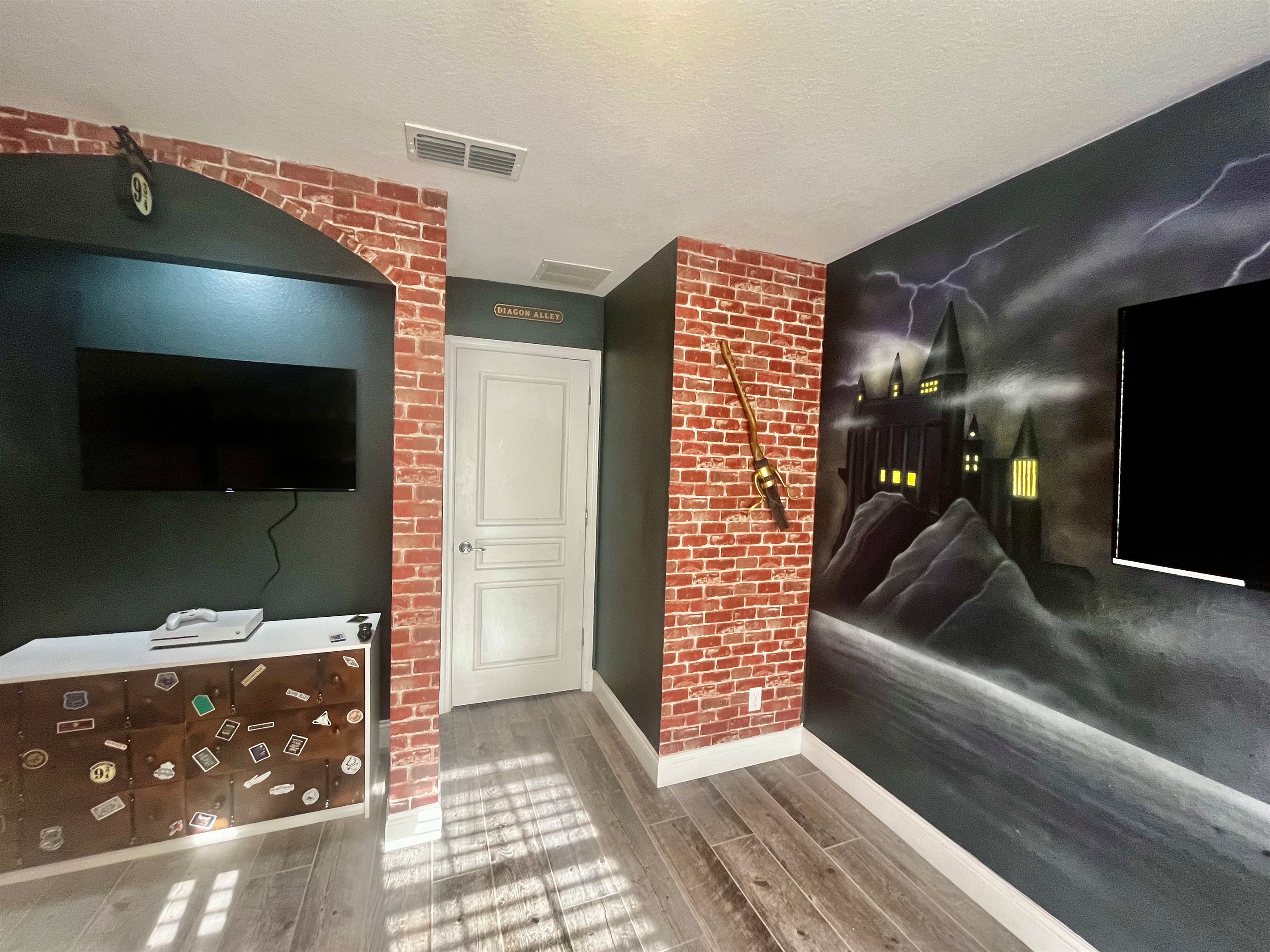 Double Smart TVs with a Xbox Gaming System