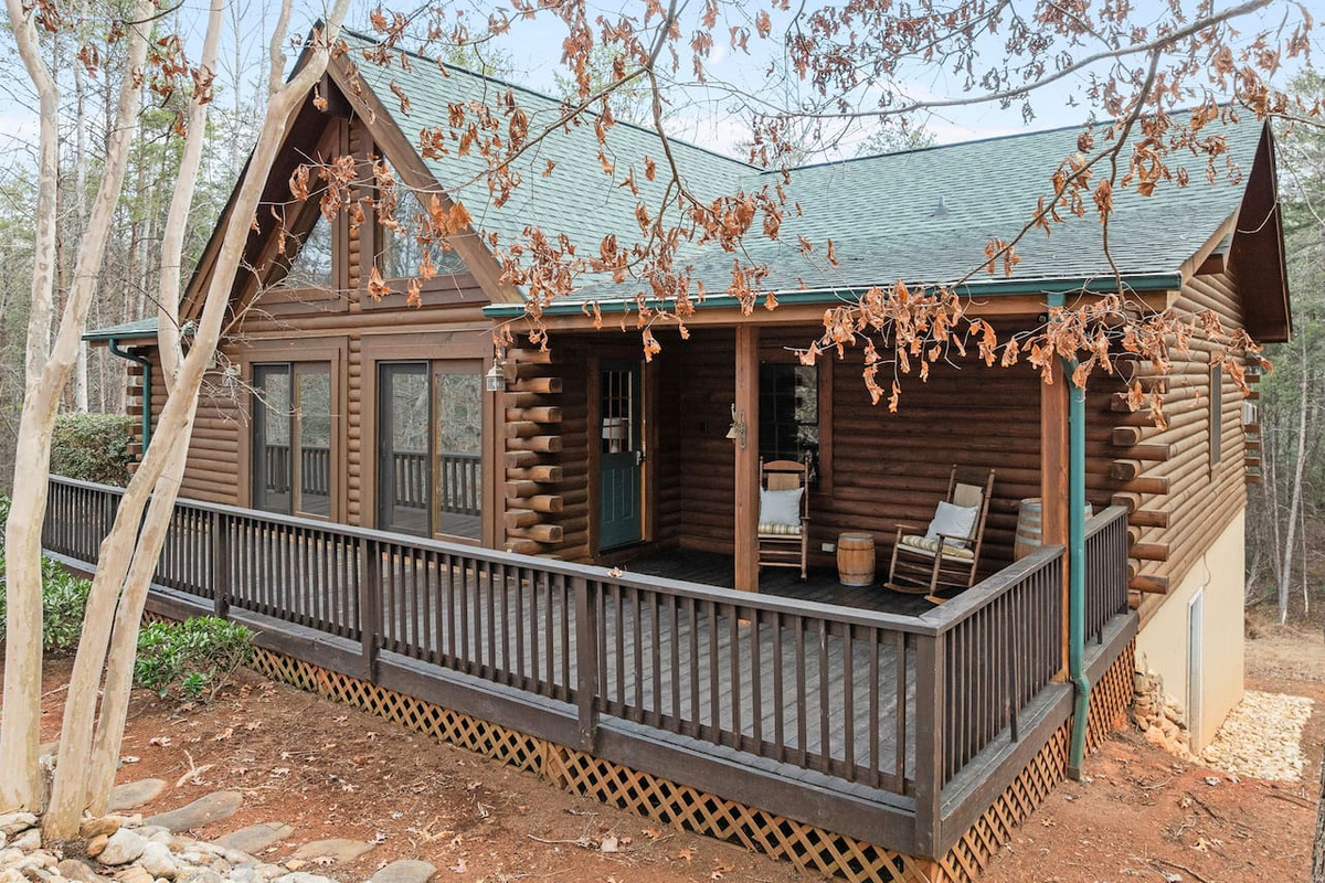Front view of the cabin