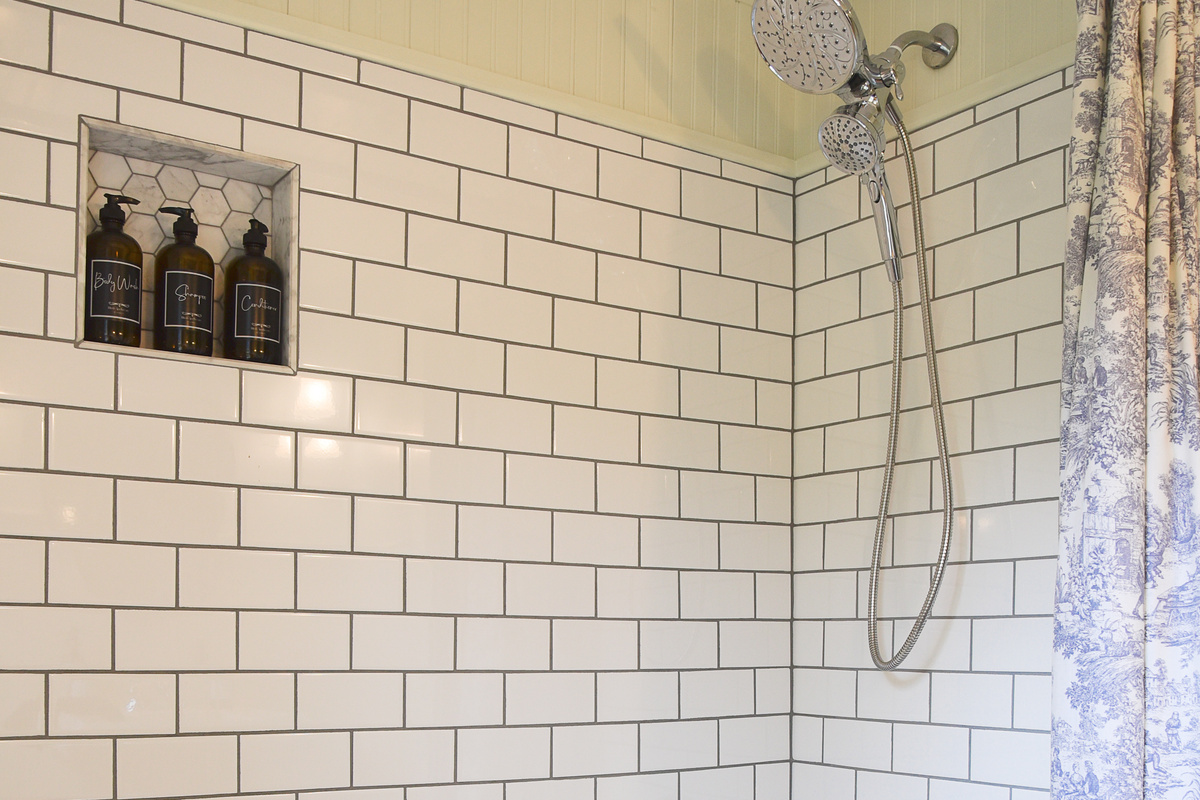 Cast Iron Tub + Shower
