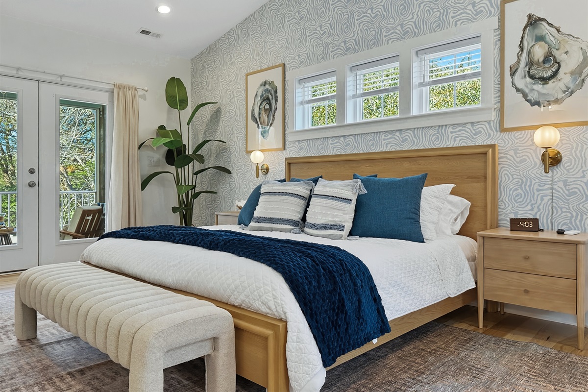 Surf & Soul has 4 beautiful bedrooms and relaxing beach designs throughout.