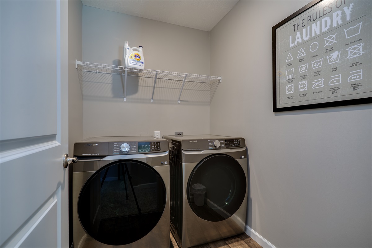 Convenient Laundry Area for Easy Care