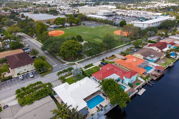 Private canal-front home with heated pool and dock