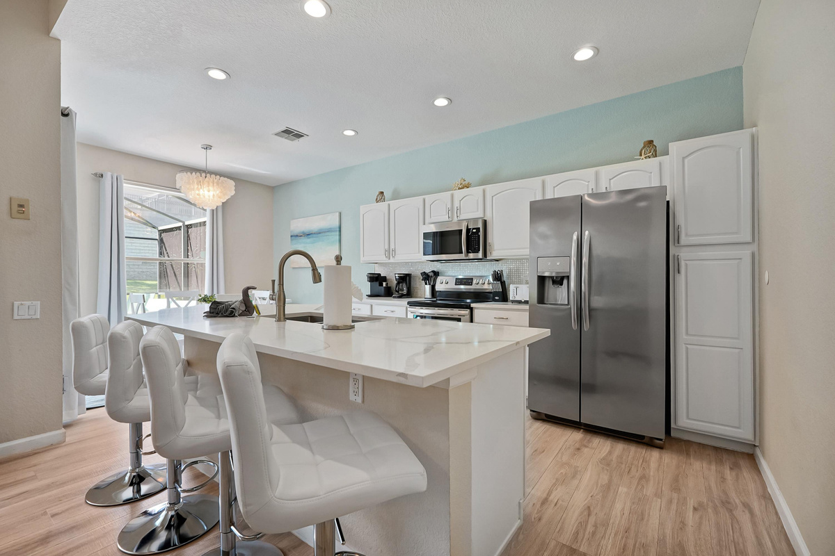 Newly renovated kitchen with everything needed