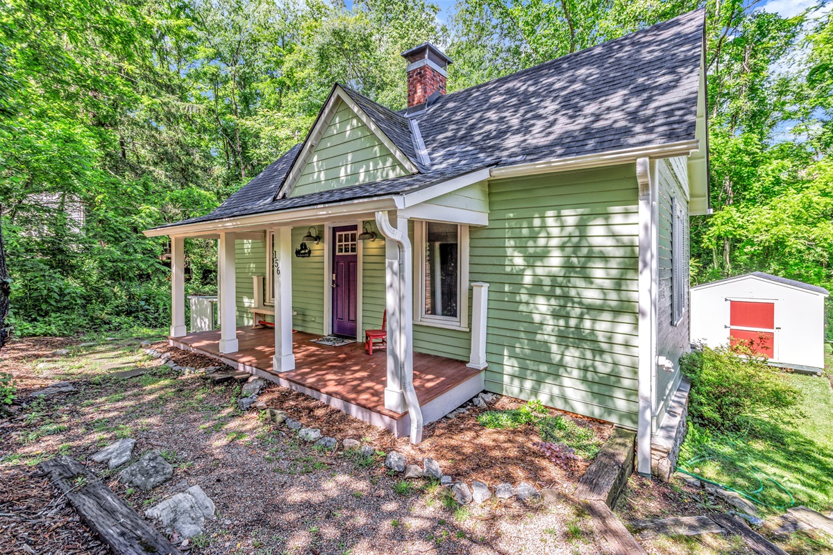 Welcoming front porch