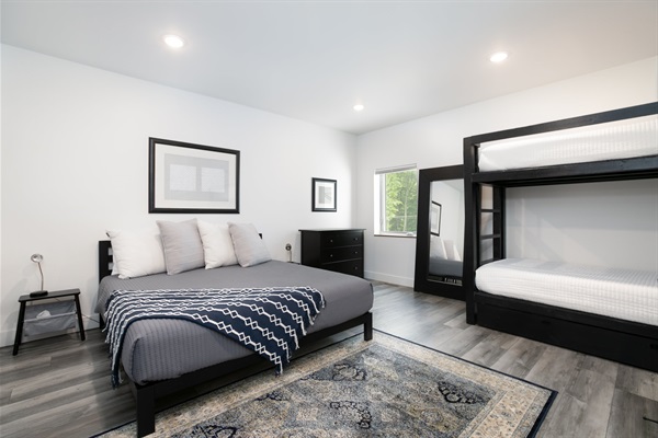 Wing #2 King Bedroom with Bunk Bed