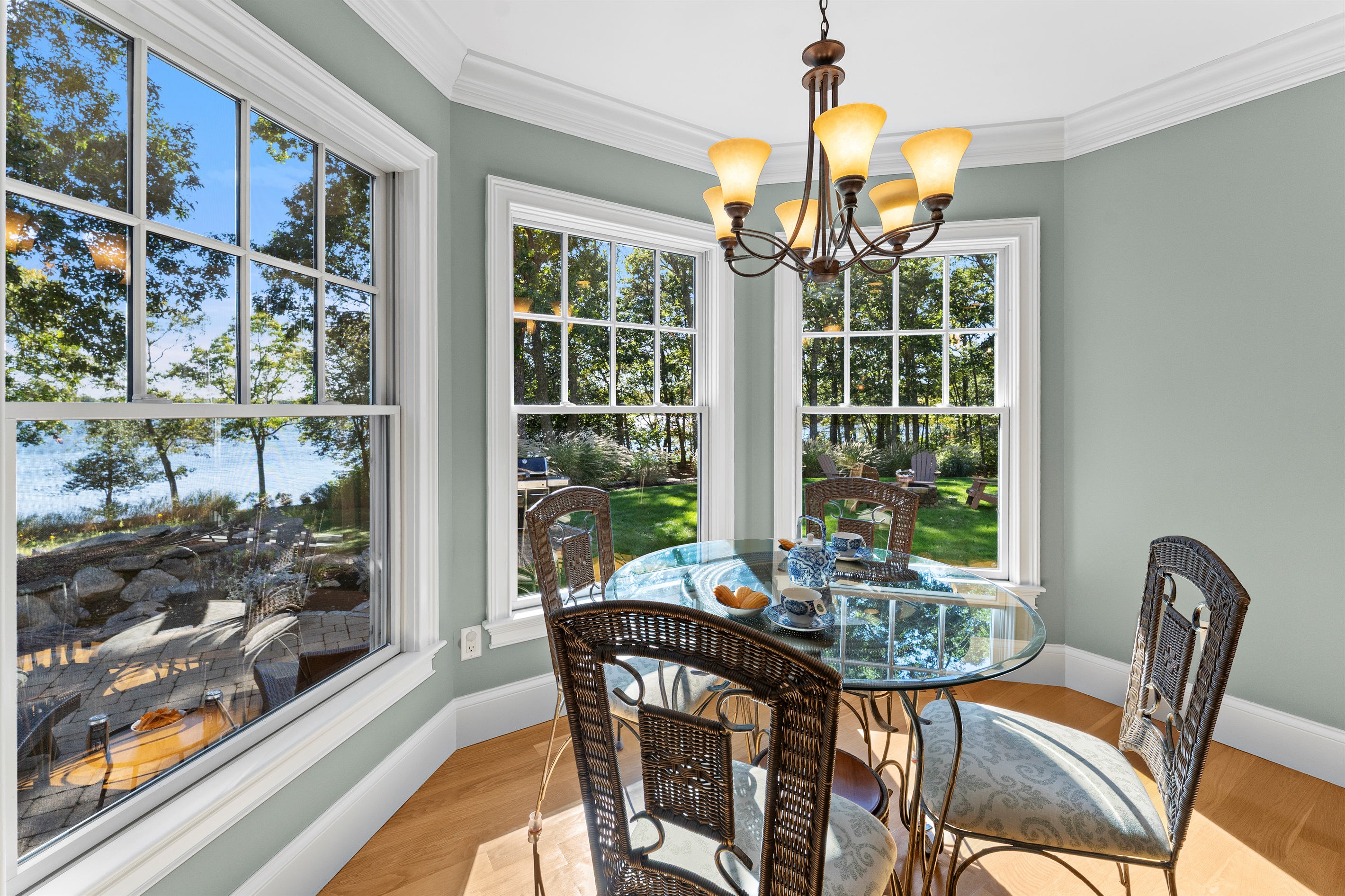 Open layout, lake views, and plenty of space to lounge