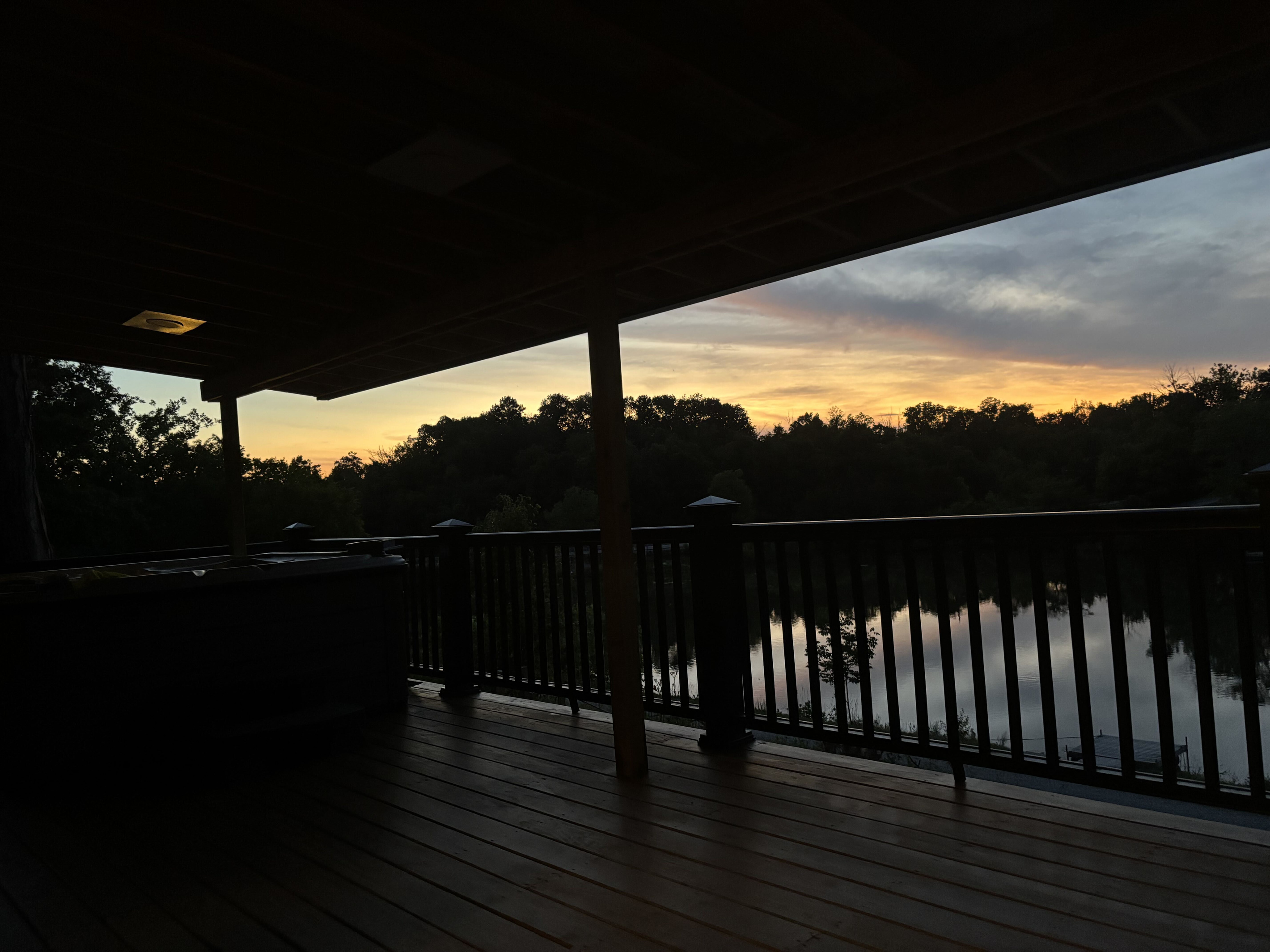 Sunset on the Deck