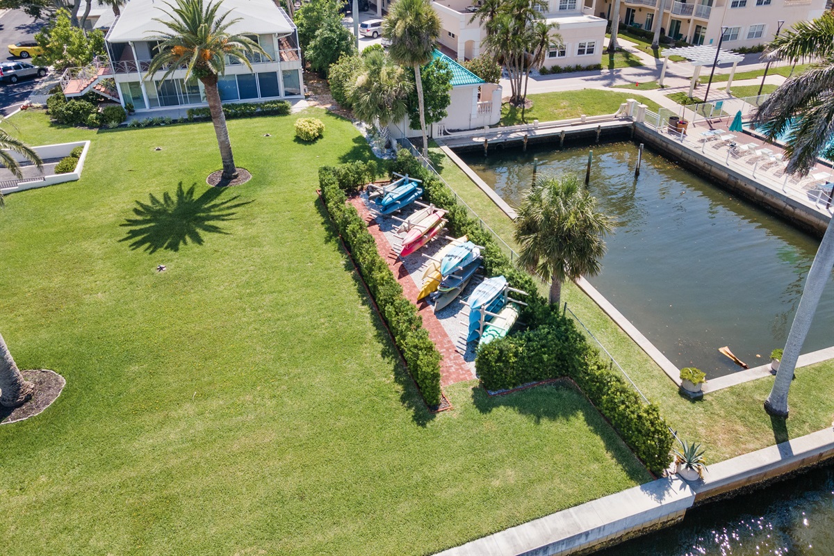 Kayak Storage Area