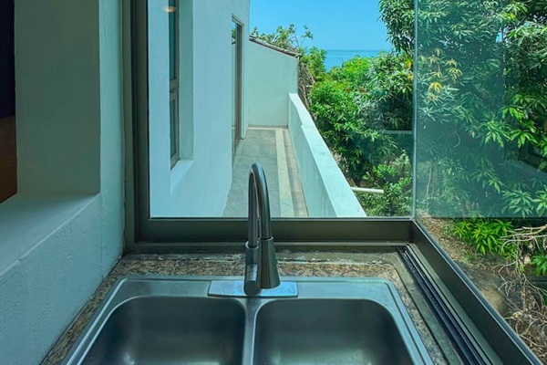 Kitchen Ocean views