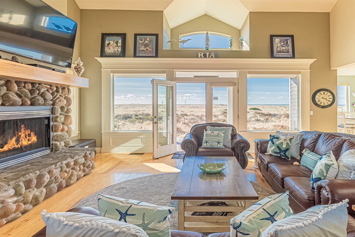 You're greeted by amazing views right when you walk in the frond door!