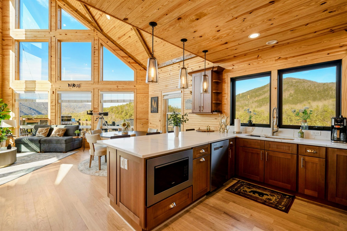 Cooking with a View – Spacious, sunny, and open to the Great Room, this kitchen is the heart of every gathering.