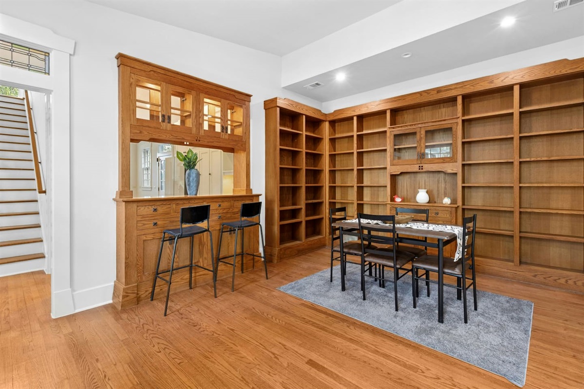 Enjoy meals together in this cozy dining space