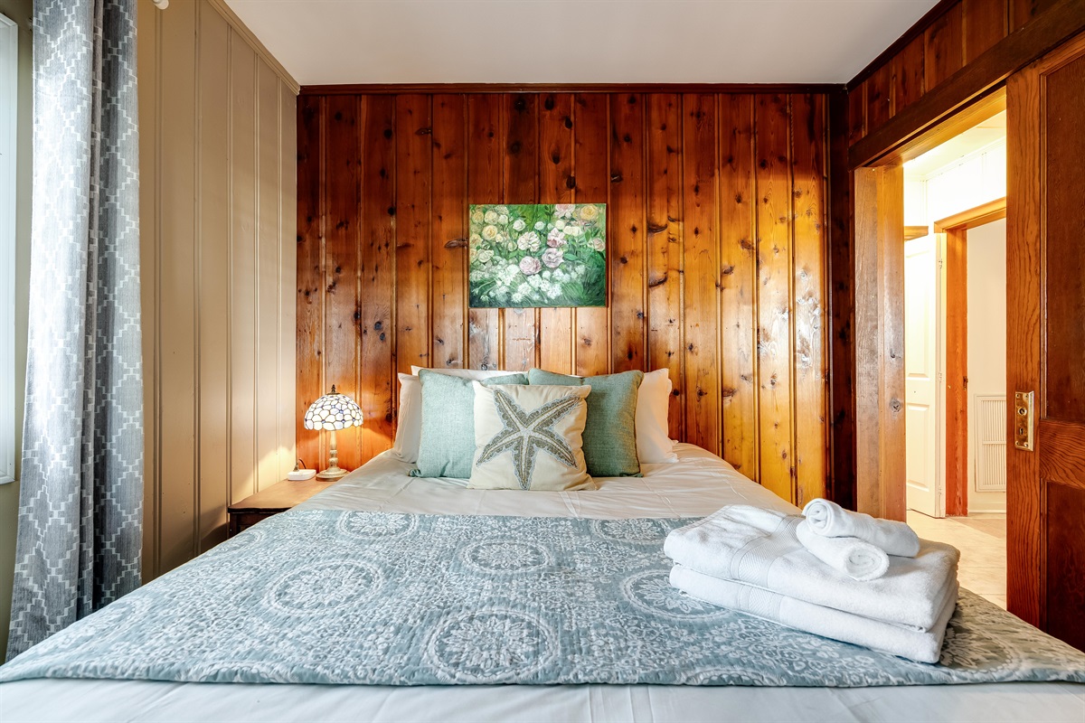 A cozy nook for restful lake nights.