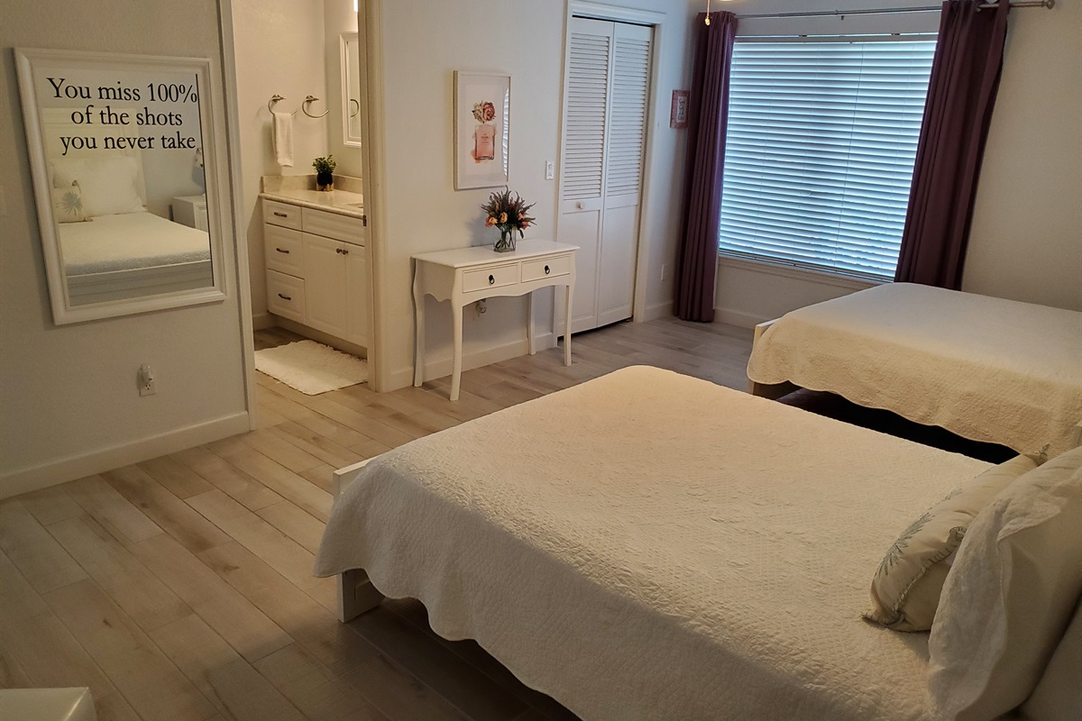 2nd 1st floor bedroom full bathroom