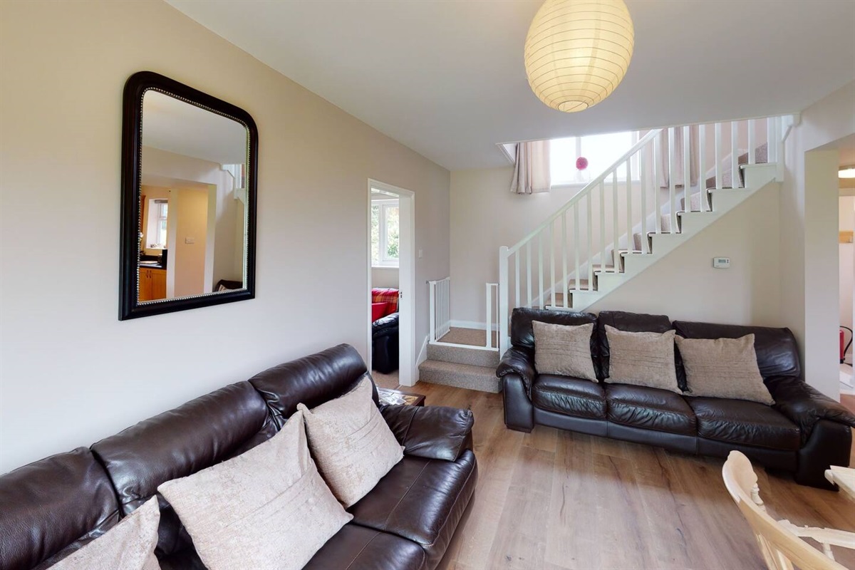 Sofas to kitchen