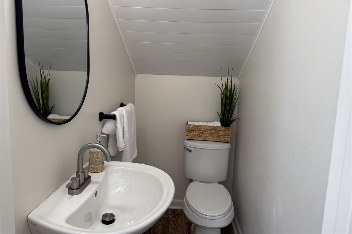Upstairs Half Bath