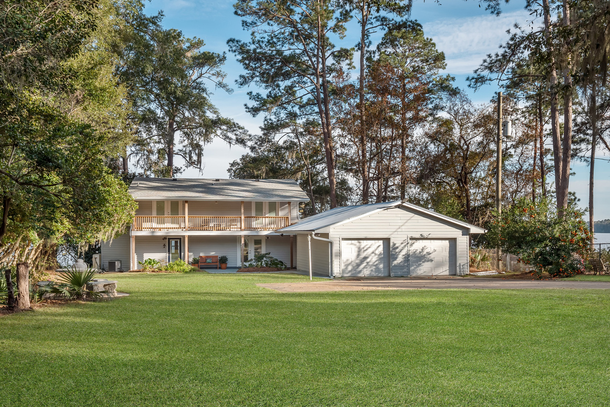 Large front yard