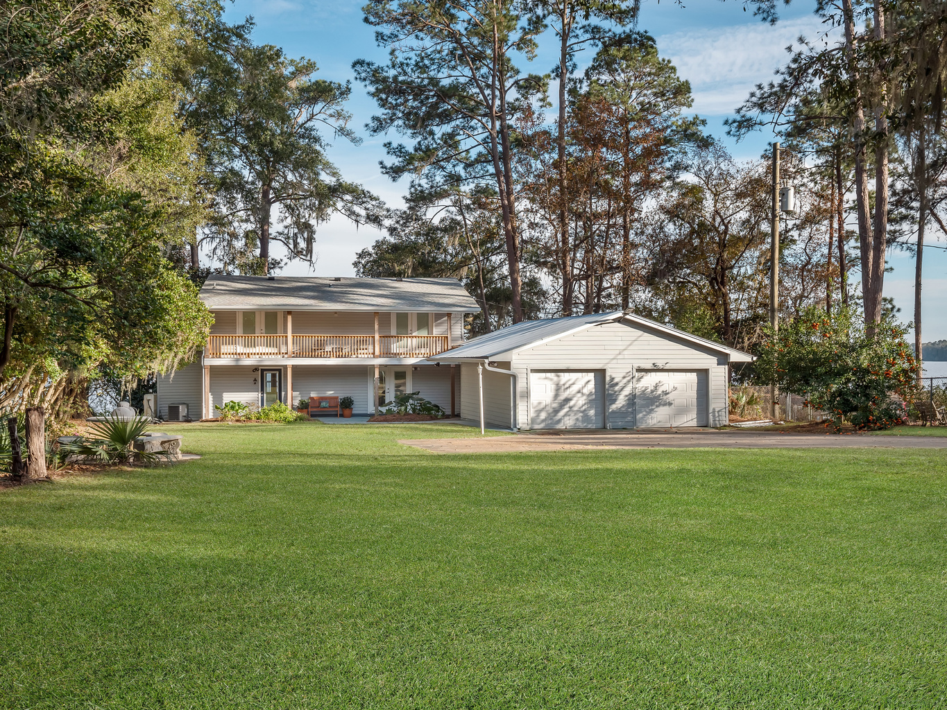 Large front yard