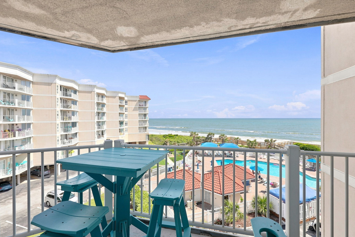 Step out onto your private balcony for sweeping beach views and fresh coastal breezes, the perfect spot for your morning coffee or a sunset drink.