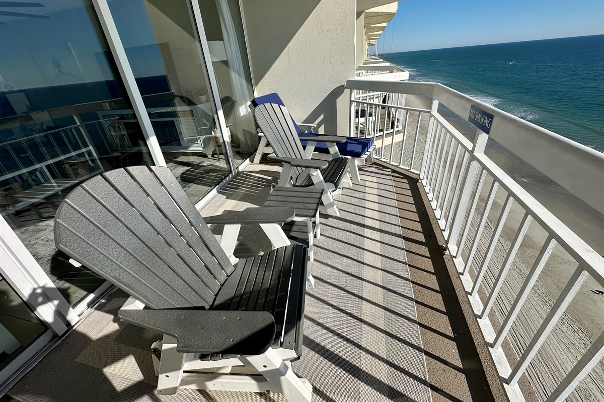 2 glider adirondack chairs plus a lounger!