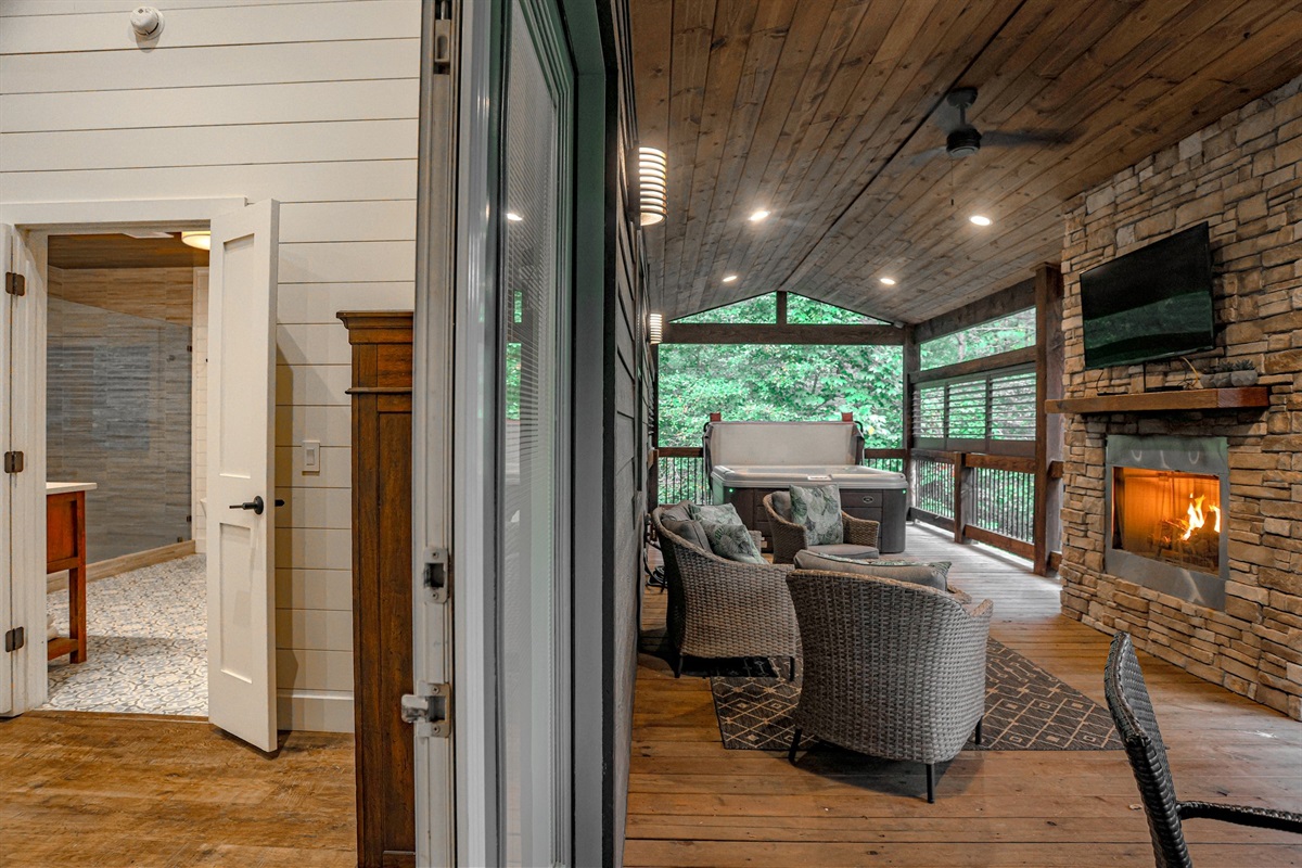 Cozy indoors and out