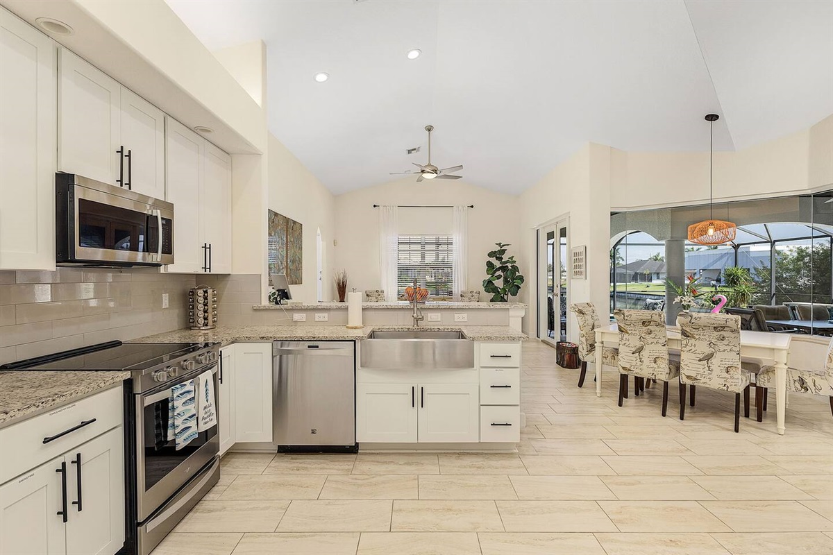 Fully equipped kitchen - providing all the essentials for your culinary needs.