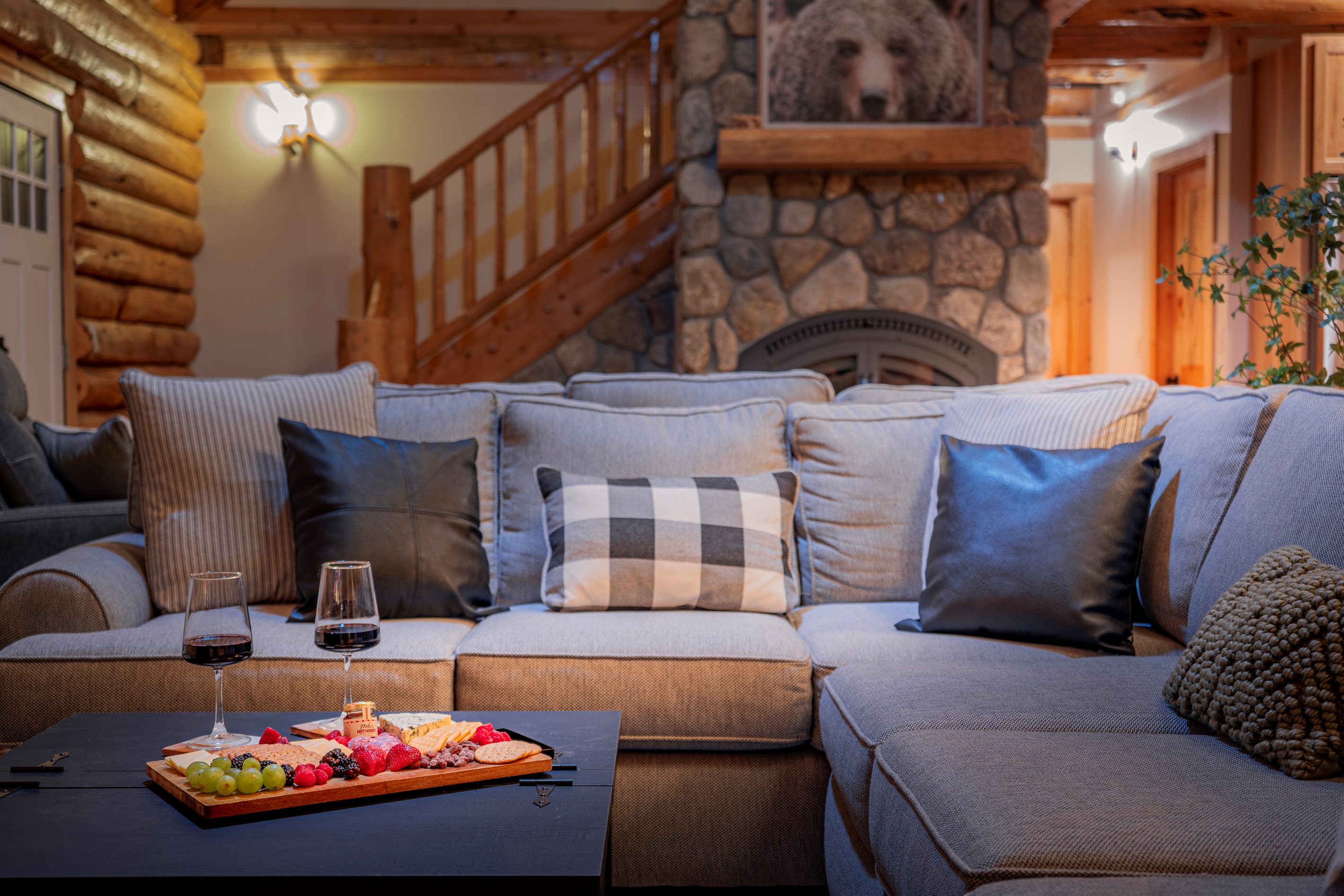 Comfort meets charm in this welcoming living area.