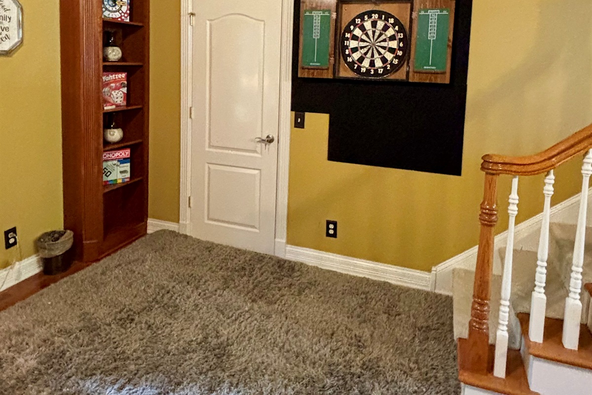 Darts anyone?  Or perhaps a board game?