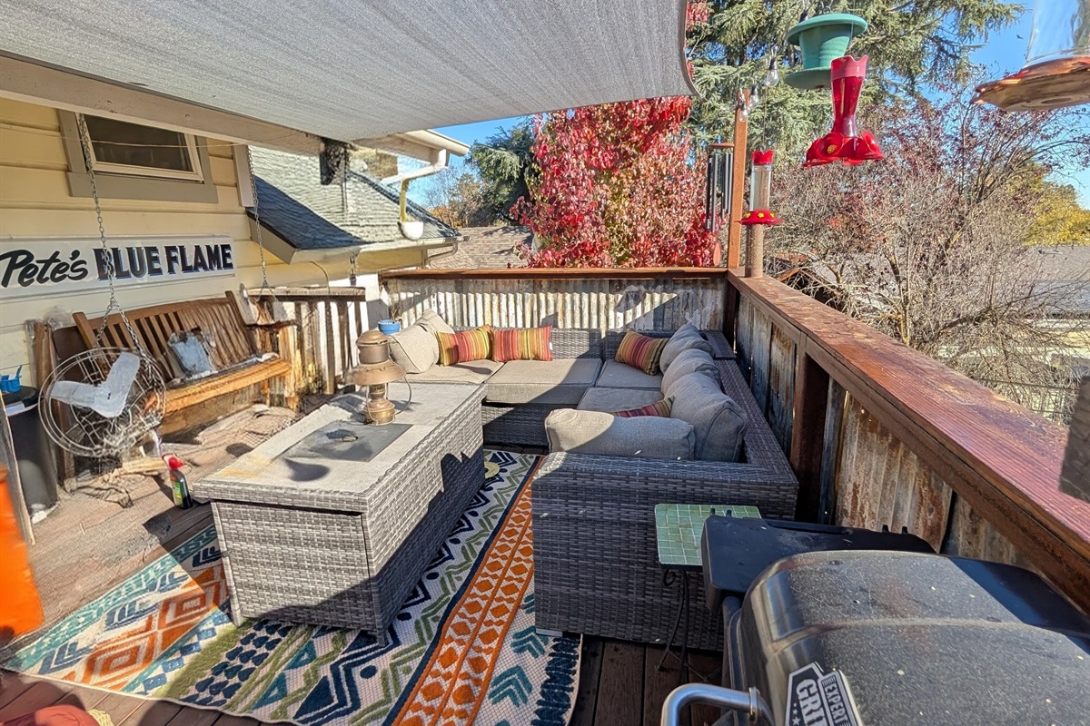 Wine tasting and conversation with a view