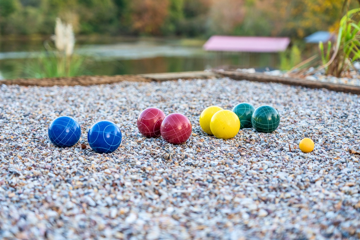 Bocce balls are ready! Gather friends and family for a friendly game and make some fun memories outdoors.