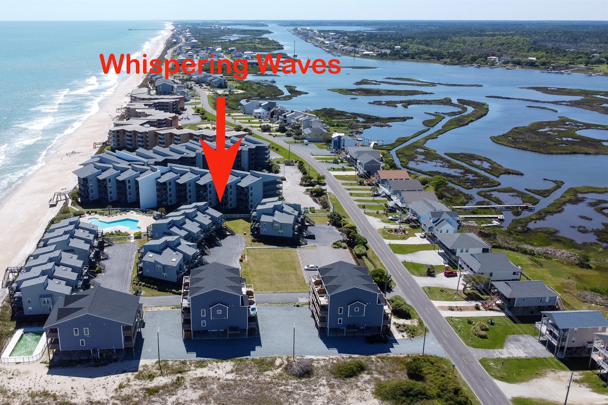 Whispering Waves location within building