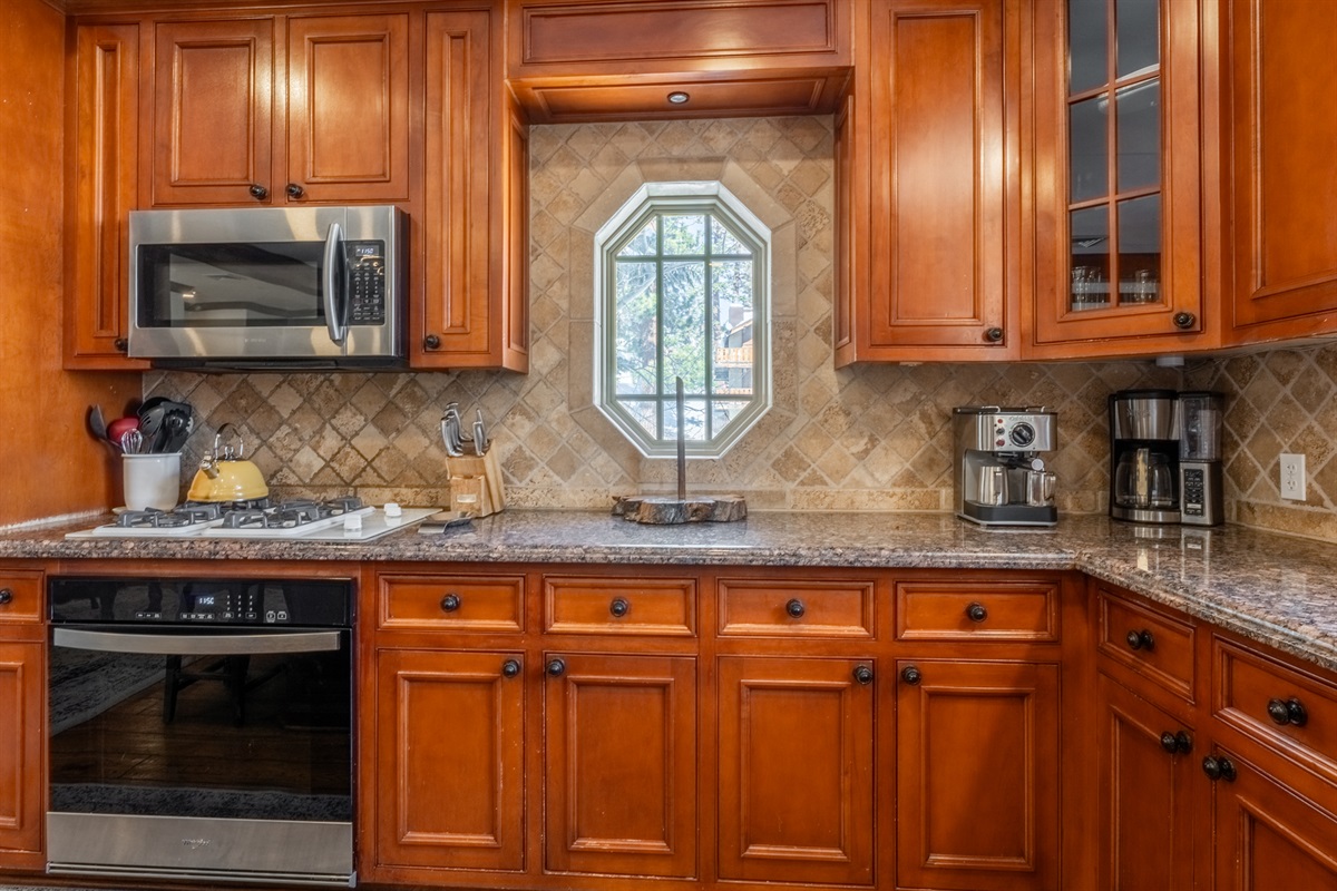 Quality appliances and smart layout make cooking easy—even with a full house.