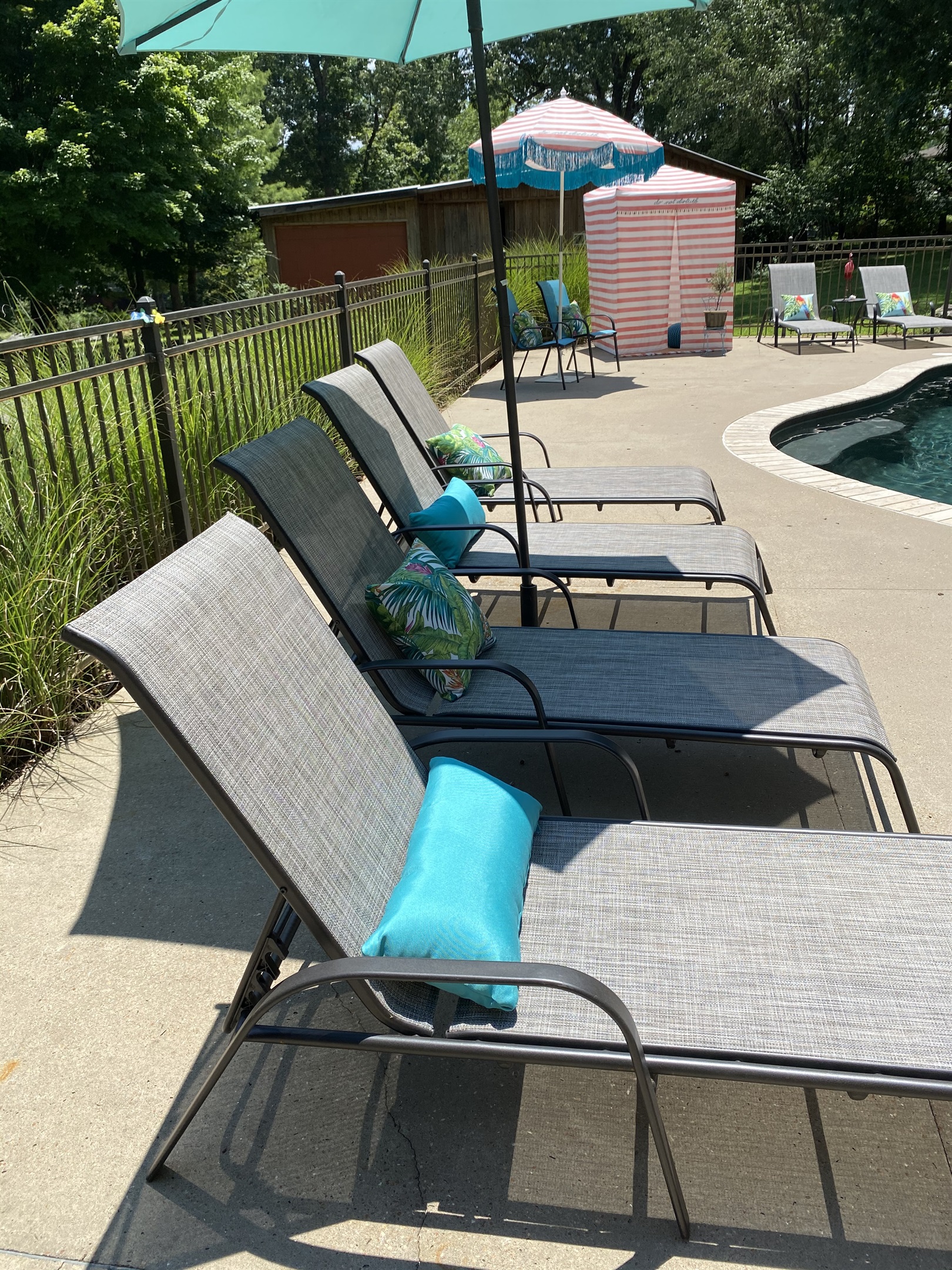 Watch the kids play in the pool!