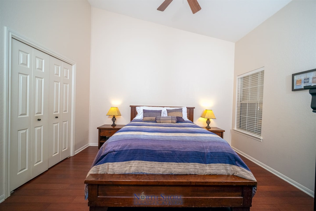Vaulted Ceiling in Guest Bedroom