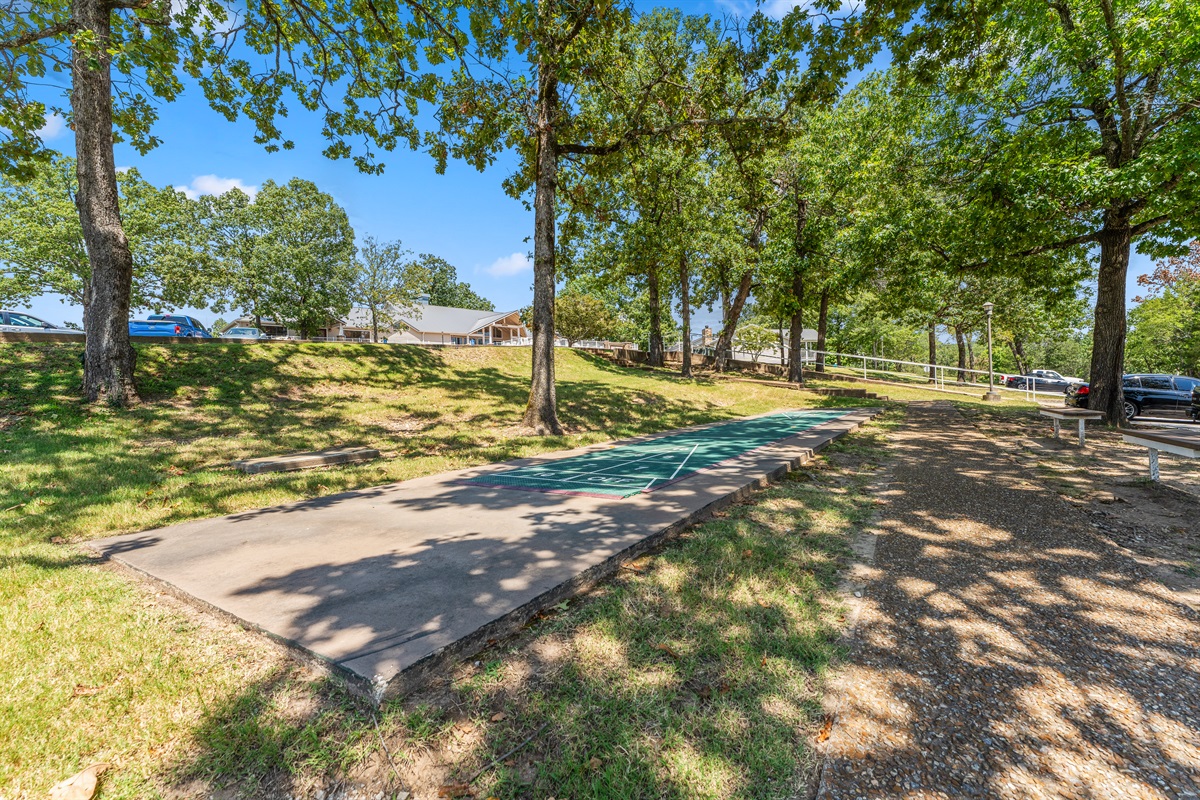 Shuffleboard and open green space give families a few more laid-back ways to spend an afternoon outdoors.