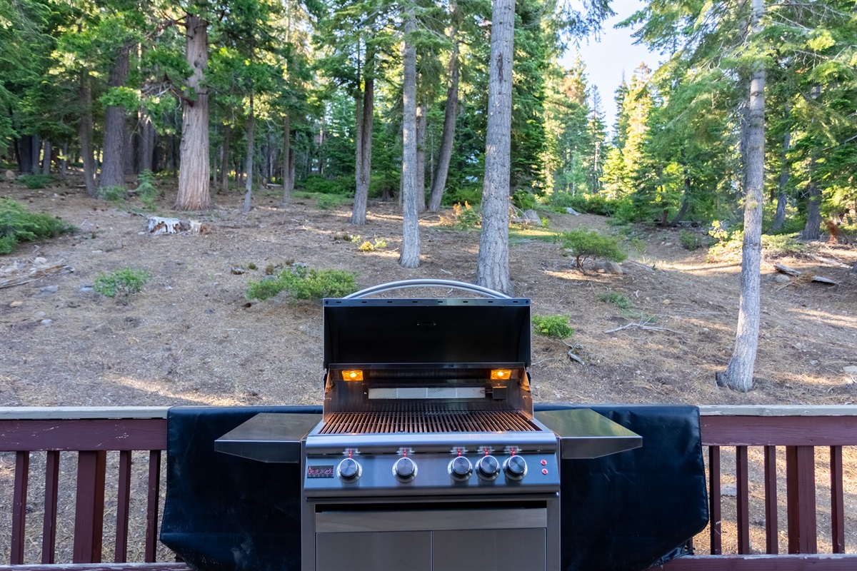 Grilling in the great outdoors.