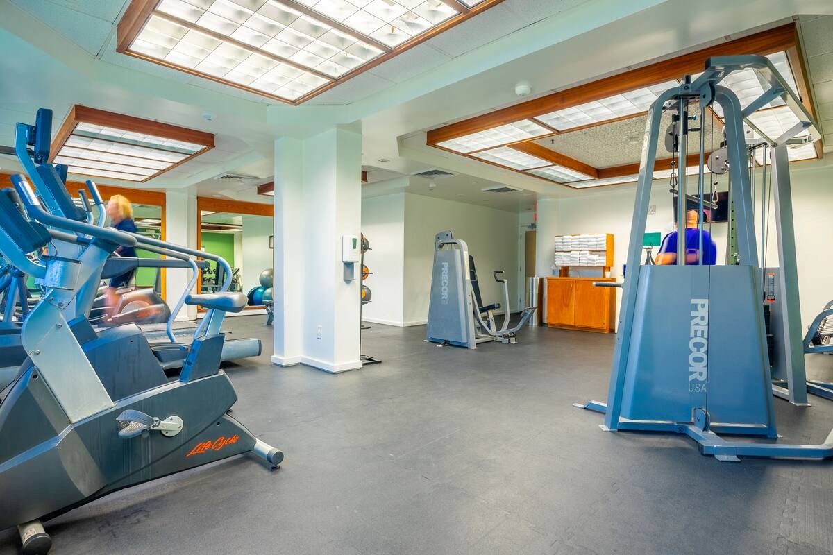 Nicely Equipped Fitness Room