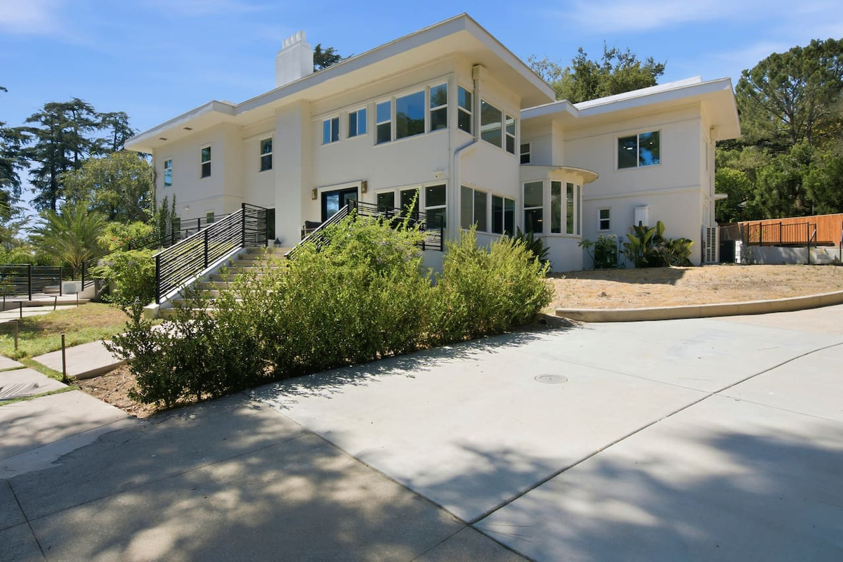 See the exterior of the property and its inviting outdoor setting.