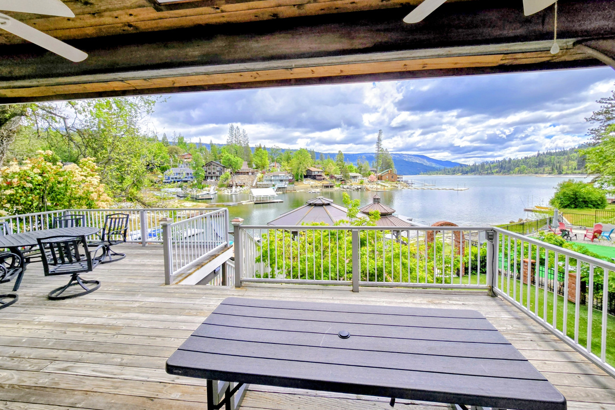 View from the main deck