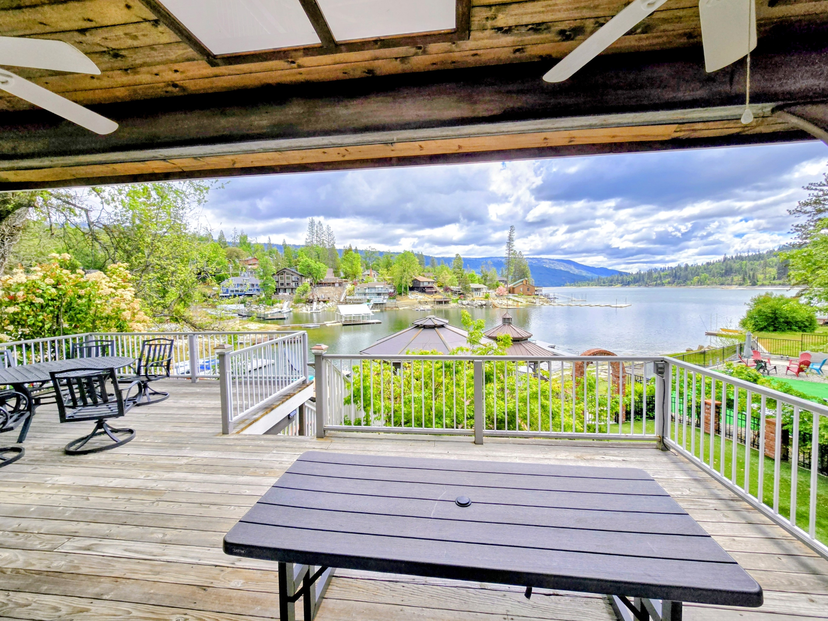 View from the main deck