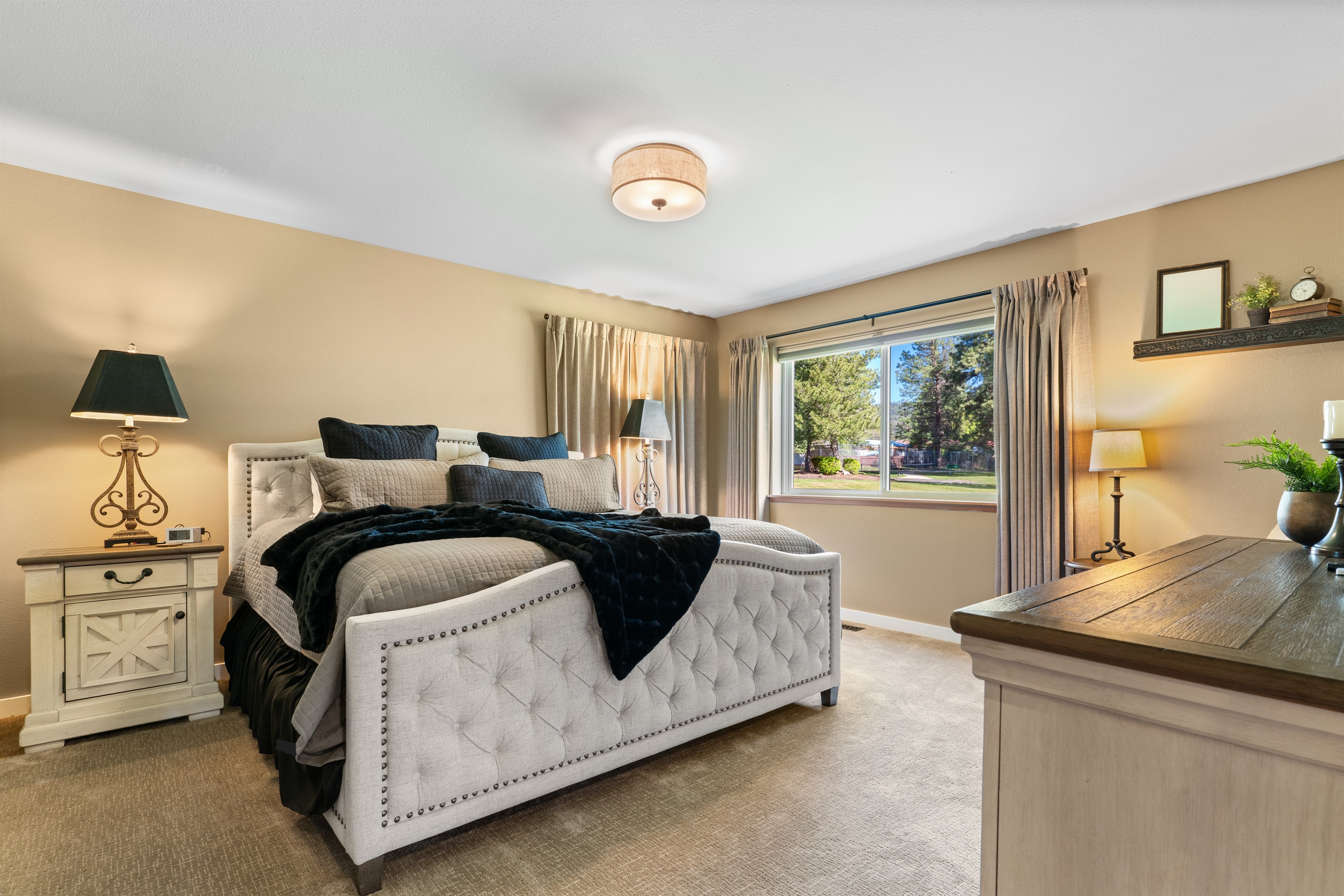 Primary bedroom with a King size bed