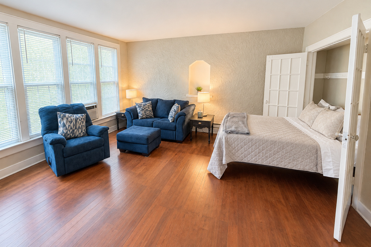 Living Room w/ Murphy Bed