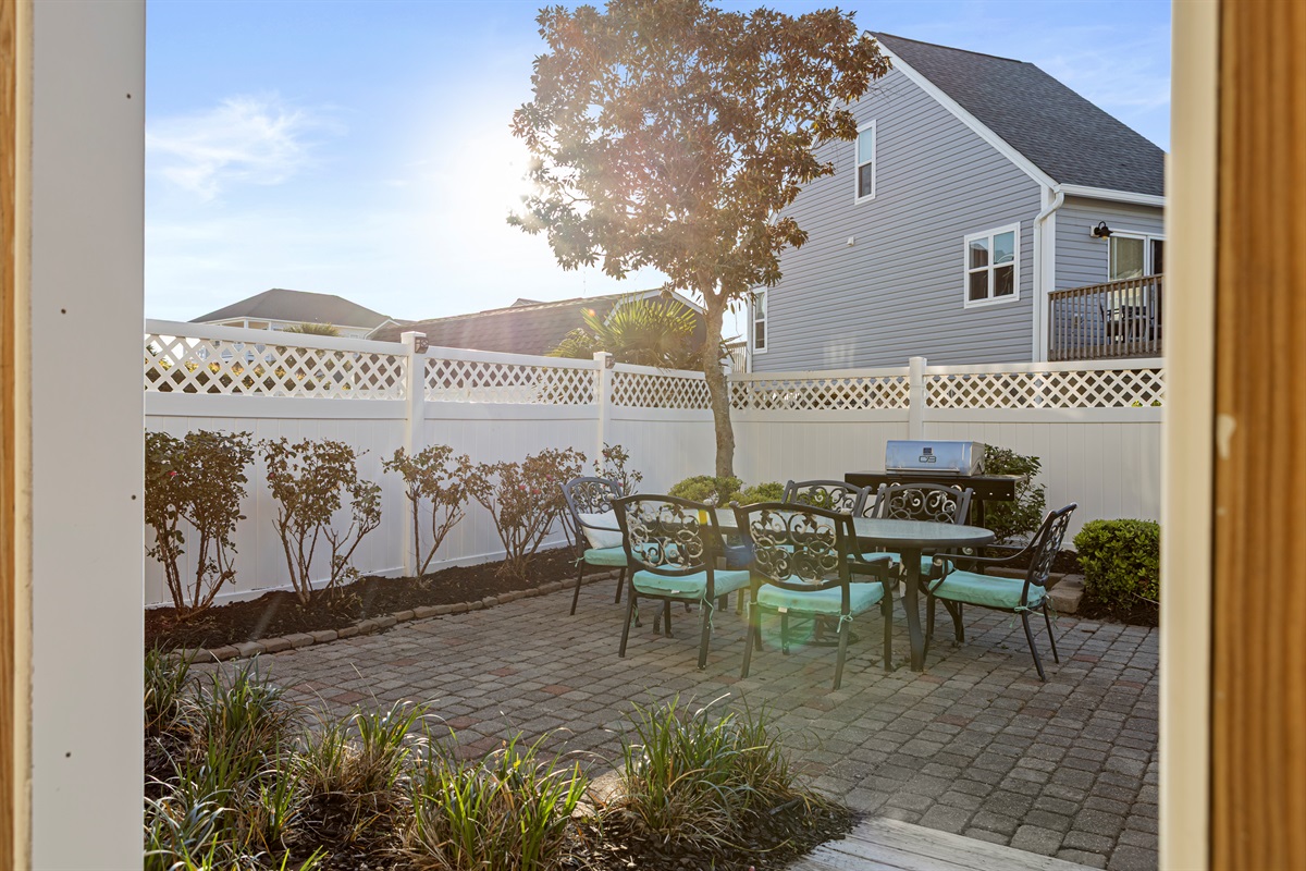 Space for your group to enjoy sitting outside